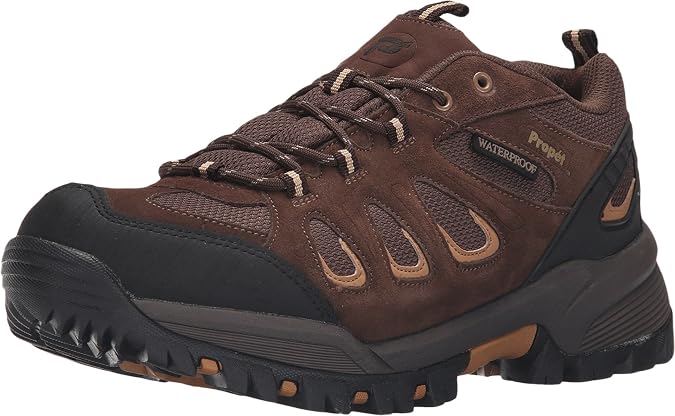 Propet Mens Ridge Walker Hiking Hiking Sneakers Shoes - Black