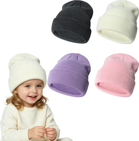Toddler Winter Hat Baby Kid Beanies Boys Hats Knit Winter Caps Infant Girls