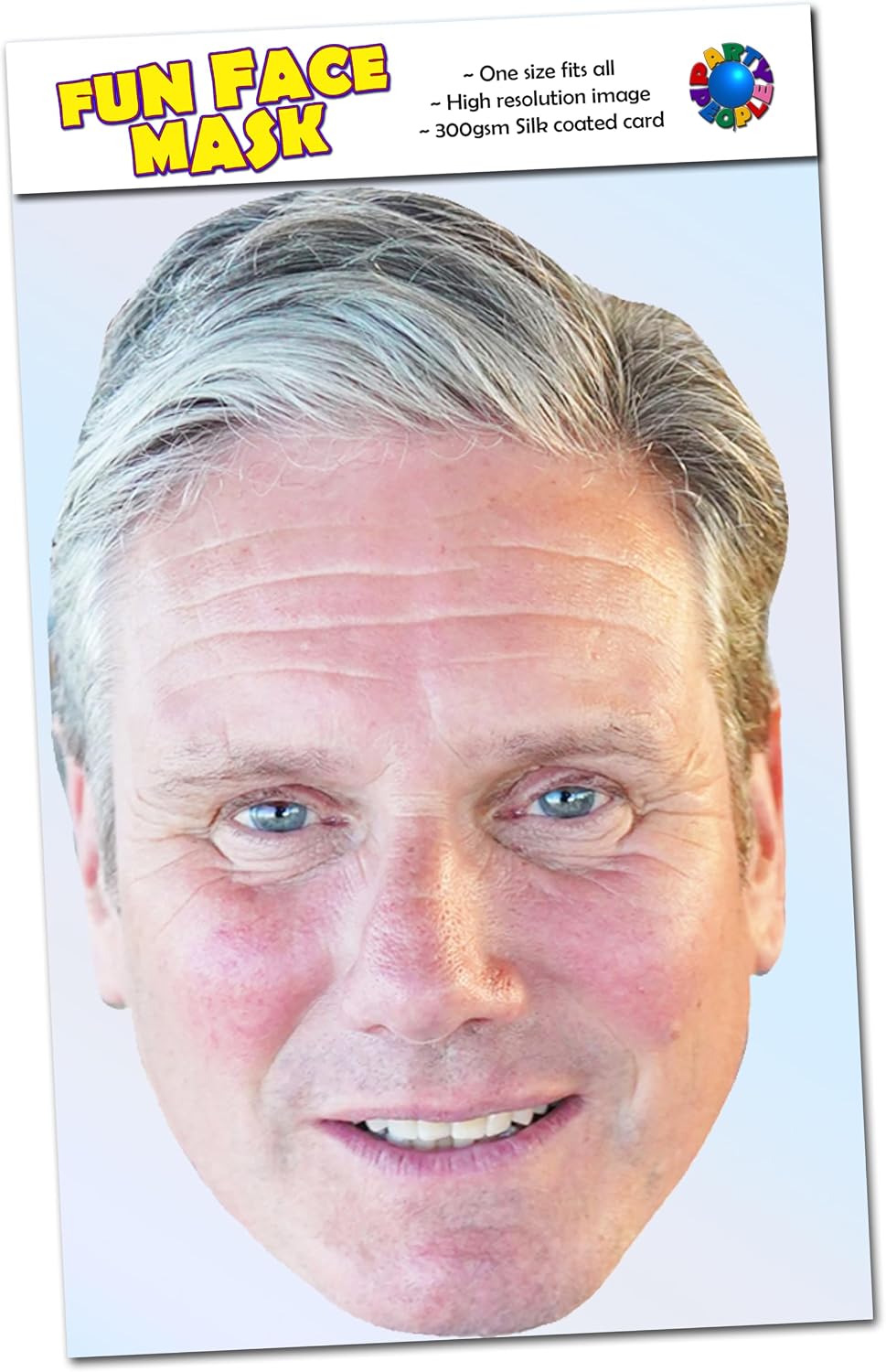 Party People 1 x Keir Starmer - Celebrity Face Mask - Ready To Wear - Keir S