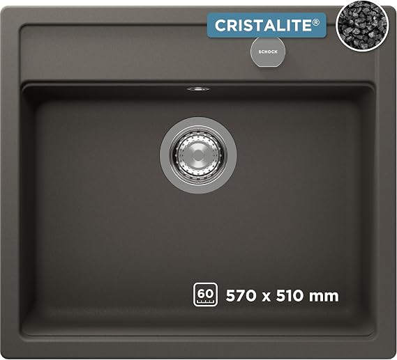 Schock NEMN100AGAS Nemo N100 Kitchen Sink Asphalt