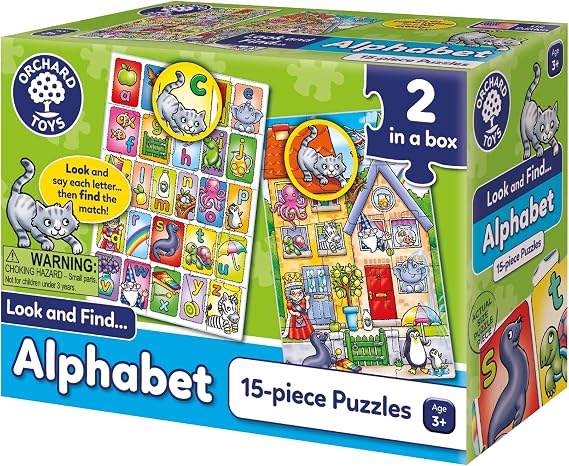 Orchard Toys Look & Find Alphabet Learning - Fun Educational Game