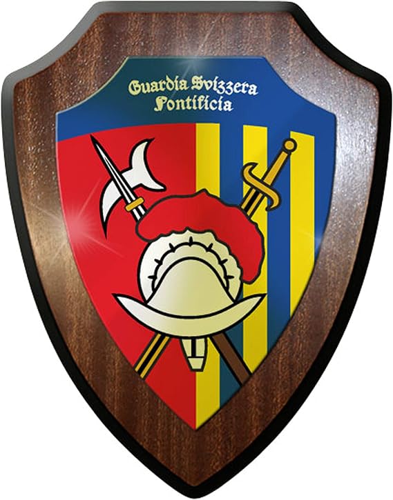 Coat of Arms / Wall Plaque Pontifical Swiss Guard Cohors - #11722