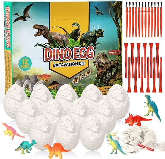 12PCS Dinosaur Egg,Dinosaur Toys for Boys Girls,Dinosaur Eggs for Kids