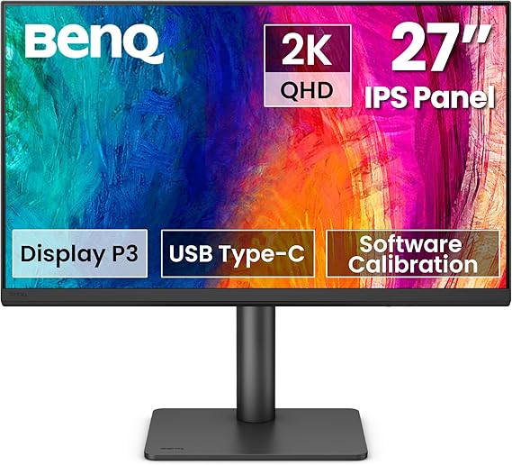 BenQ PD2706QN 27" QHD Mac Creator Monitor with 95% P3 Color