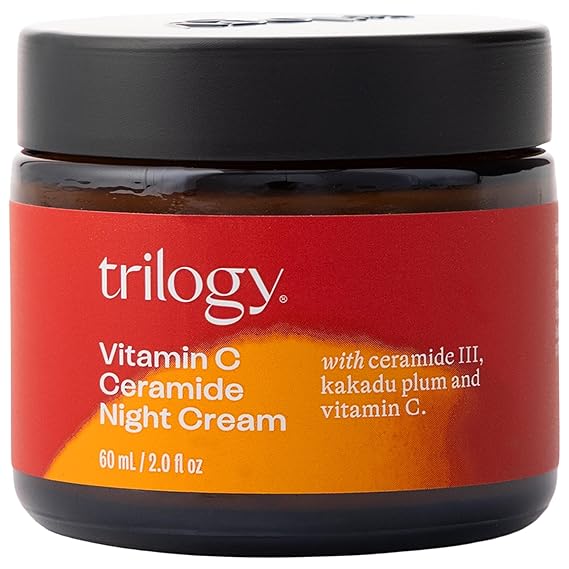 Trilogy Vitamin C Ceramide Night Cream, Illuminating & Firming, 2.0 fl oz