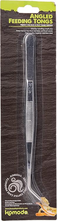 Komodo Feeding Tongs Angled, 25 cm
