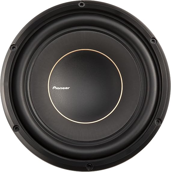 Pioneer TS-D10D2 D-Series 10" 1500W Max Power, Dual 2 Ohm Voice Coils, Aramid Fiber IMPP Cone, Rubber Surround-Component Subwoofer