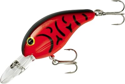BANDIT LURES Crank 200-Series 2-Inch Crawfish 4 to 8-Feet Deep Bait Red,14oz