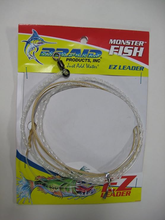 Braid Ezz Jigging Leader, 6-Feet, 80-Pound