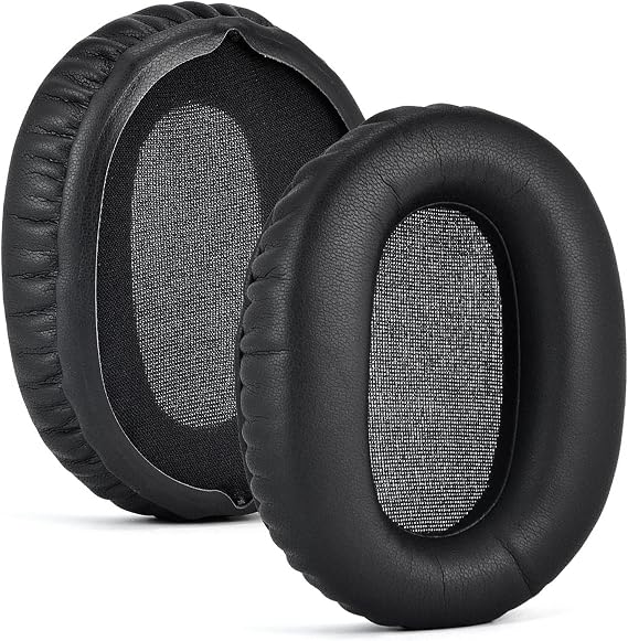 WH-CH710N Earpads Replacement Protein Leather Ear Pads Cushions Cover Repair Parts Compatible with Sony WH-CH710N CH710N WH-CH720 WH-CH700 Headphones (Black)