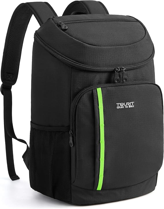 TOURIT Cooler Backpack Insulated 30 Cans, Lightweight Leak Proof Travel Cooler Bag, Soft Waterproof Backpack Cooler for Men Women, Camping Hiking Beach Travel Picnic