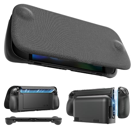 JSAUX Dockable Switch 2 Grip Case with Magnetic Front Cover - Everyday Case