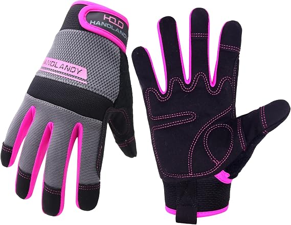 Work Gloves Women, Safety Work Gloves Touchscreen Working Glove for Mechanic, Gardening
