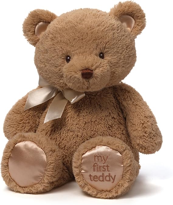 GUND My First Teddy Bear 15-Inch Brown Stuffed Animal Plush Toy for Ages 0+
