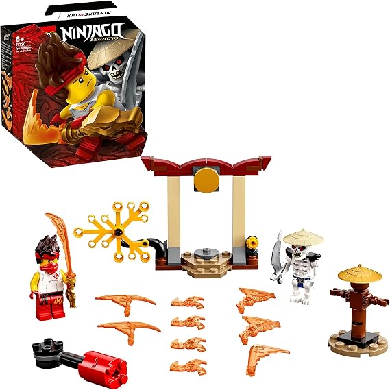 LEGO 71730 NINJAGO Legacy Epic Battle Set – Kai vs. Skulkin with Spinning Battle Toy
