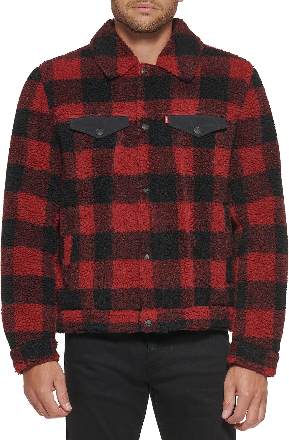 Levis Mens Sherpa Trucker Jacket