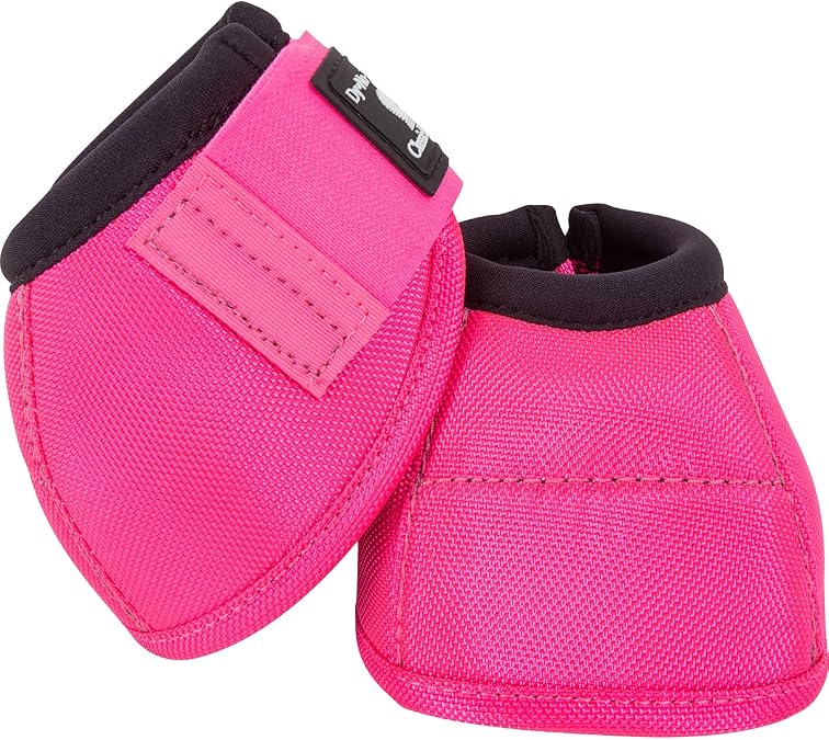 Classic Equine Dynohyde No-Turn Bell Boot Hotpink L