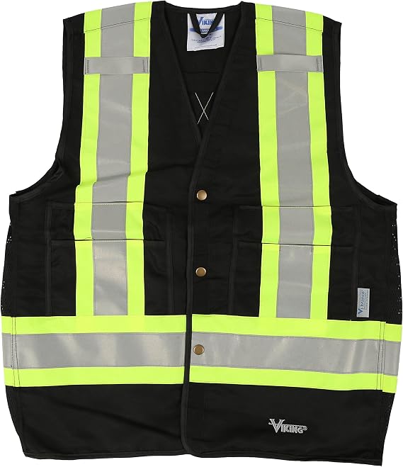 Viking Tall Safety Vest for Men and Women - High Visibility Reflective Vest for Construction and Conservation