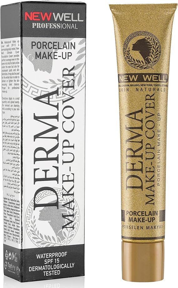 New Well Derma Make-Up Cover Foundation - Silver