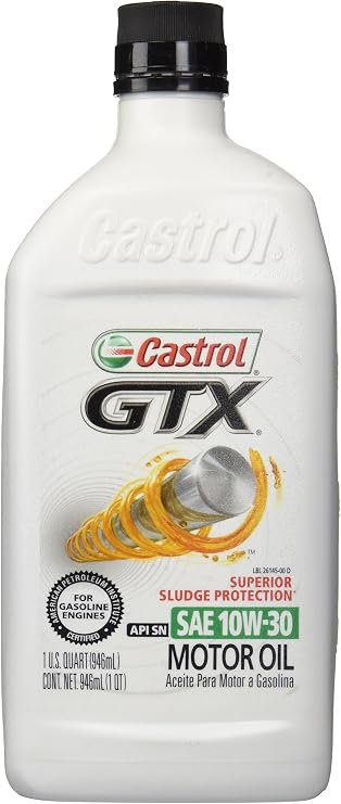 Castrol GTX 10W-30 Conventional Motor Oil, 1 Quart