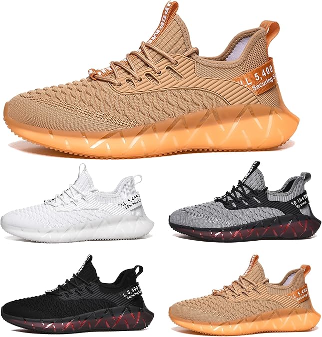 Running Shoes Men Women Sports Shoes Breathable Lightweight Trainers Road Running Shoes Outdoor Shoes Fashion Gym Fitness Trainers 36 EU 46 - 46 EU