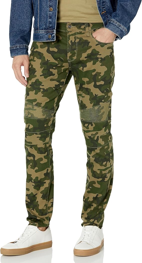 HUDSON Mens Ethan Biker SkinnyJeans