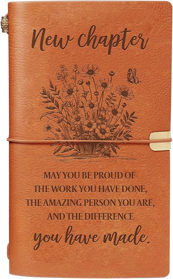 BeneCharm Retirement Gift for Woman, New Chapter Journal