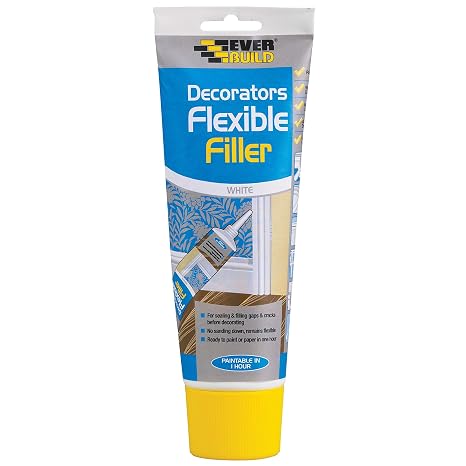 Everbuild Flexible Decorators Filler, White, 200 ml