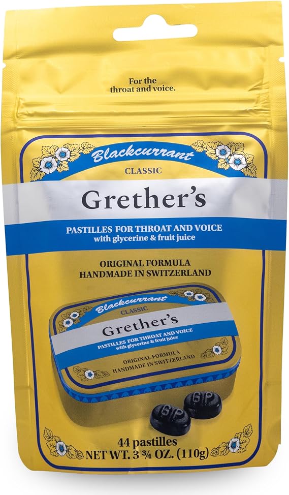 Grethers Blackcurrant Pastilles Travel/Refill Pouch
