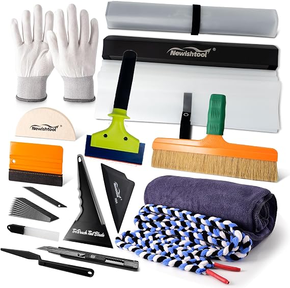 NEWISHTOOL Window Tint Tools Car PPF Film Installing Vinyl Wrap Tool Kit