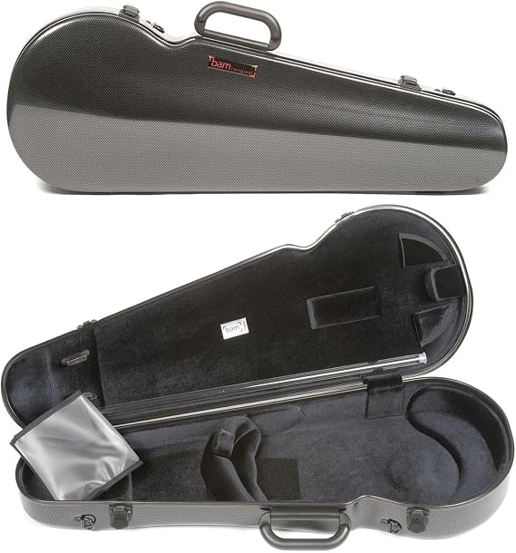 Bam Hightech Contoured 2200XLSC Silver Carbon Viola Case