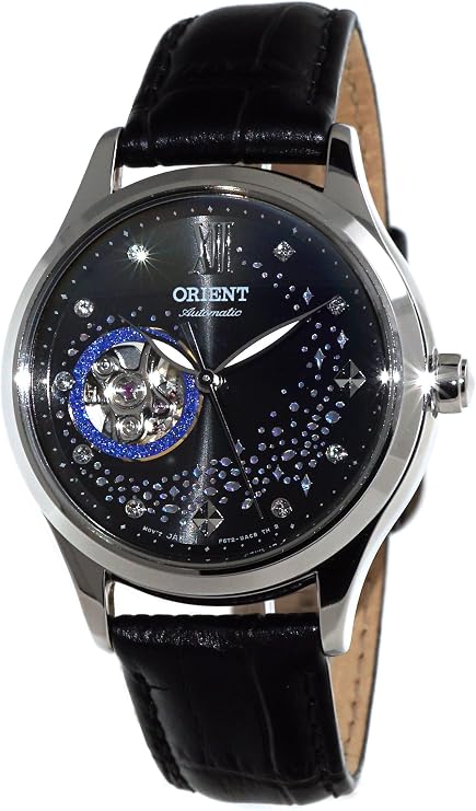 ORIENT Fashionable Automatic 'Blue Moon' Open Heart Watch RA-AG0019B