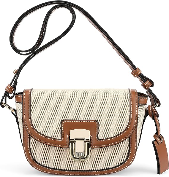 GOIACII Small Crossbody Bags for Women Phone Purse Cute Saddle Bag with Adjustable Shoulder Strap Summer Trendy