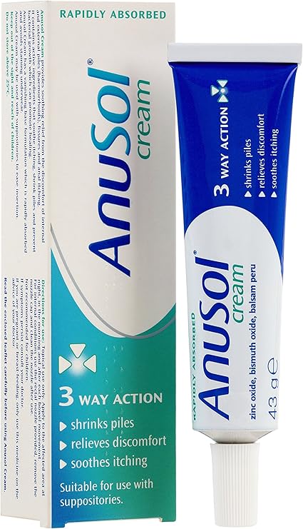 Anusol Haemorrhoids (Piles) Treatment Cream - 43g