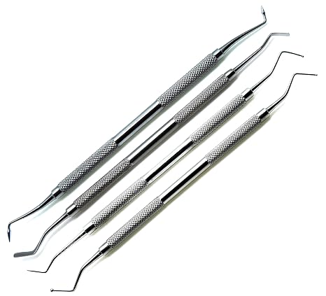 4 Pcs Superior Dental Composite Filling Professional Restorative Intruments