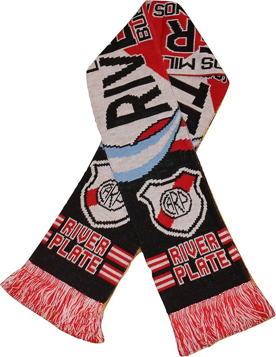 Aeiniwer River Plate | Soccer Fan Scarf | Premium Acrylic Knit