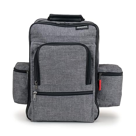 Hopkins Medical Products Antimicrobial 21st Century Plus Home Care Backpack: 600D Polyester, Ergonomic Straps - Secure Laptop Sleeve, 11.5"x9"x16"