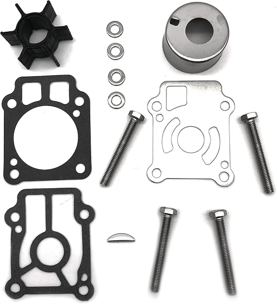361873220 361-87322-0/0M Water Pump Impeller Repair Kit For Nissan Tohatsu 25 30 40 HP 2-Stroke Outboard 25HP 30HP 40HP 361873220M NS25C NS30A NS40C M25C M30A M35C M40C 1996-2005