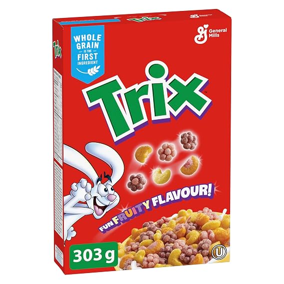 General Mills, Trix Fruity Shapes Cereal, 303g/10.7oz., {Imported from Canada}