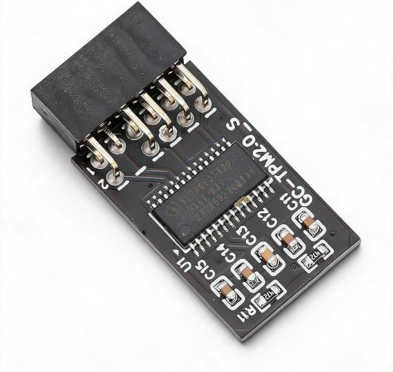 TPM 2.0 Encryption Security Module Compatible with Remote Card 11 Upgrade LPC TPM2.0 Module 12 pin for Motherboards