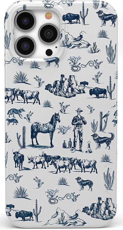 Casely iPhone 14 Pro Max Case | Wild West Adventure | Desert | Compatible with MagSafe | Classic Ultra Slim Design