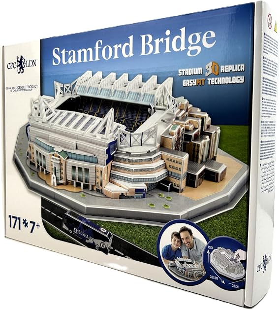 Chelsea Stamford Bridge Stadium 3D Puzzle