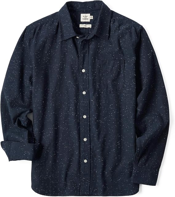 Huckberry Flint and Tinder- The Architect Shirt - Classic Fit Mens Button Down Shirt