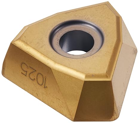 Sandvik Coromant, TPGX 28 07 16R-G 1025, Insert for Drilling, Carbide, Triangle, Right Hand Cut, 1025 Grade, (Ti,Al) N+TiN