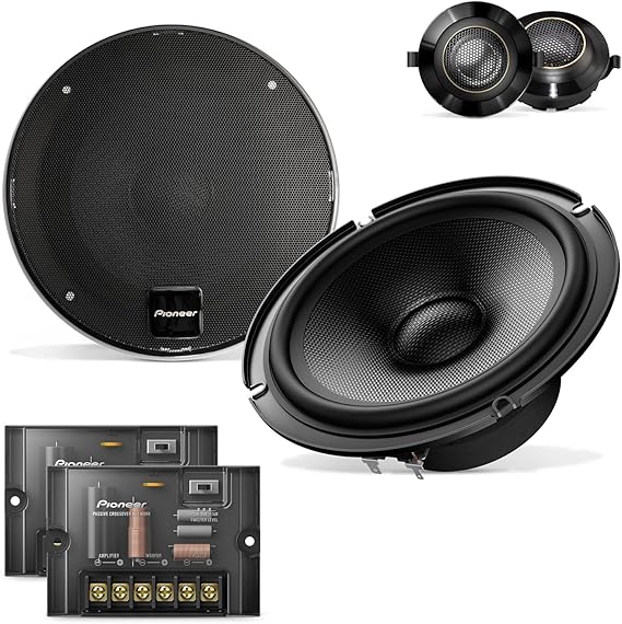Pioneer Z-Series TS-Z65CH 6.5" 2-Way Component Car Speakers 330W Max