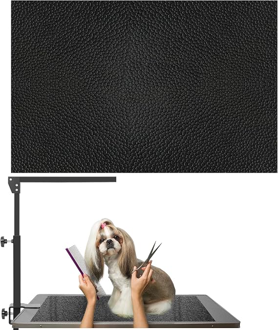 Dog Grooming Table Mat, (24x47 inch) Dog Grooming Table Mat Pad Non-Slip, Pet Grooming Table Mat for Grooming Dogs at Home, Pet Groomers Table Mat, Easy-Clean Durability