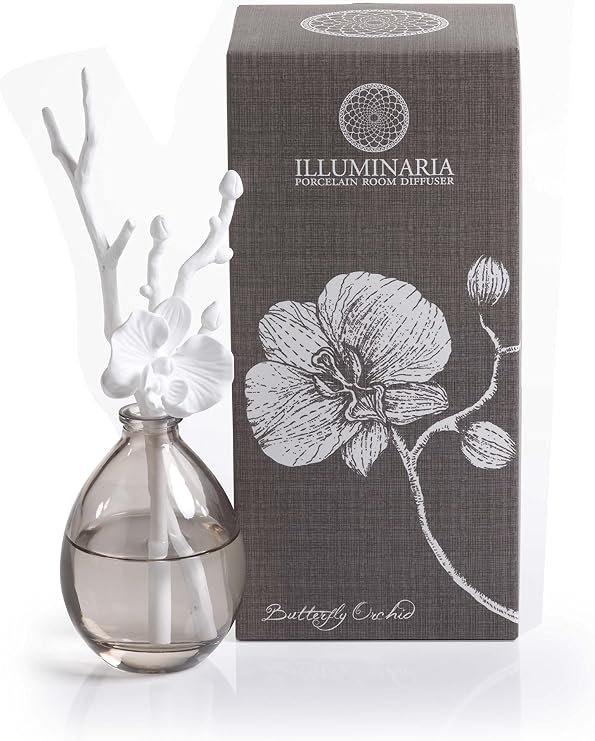 Zodax Essence of Jasmine ILLUMINARIA Branch Porcelain Diffuser