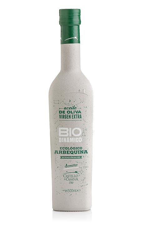 Castillo de Canena Biodynamic Arbequina Organic Extra Virgin Olive Oil from Andalusia, Spain, 16.9 fl oz (500ml)