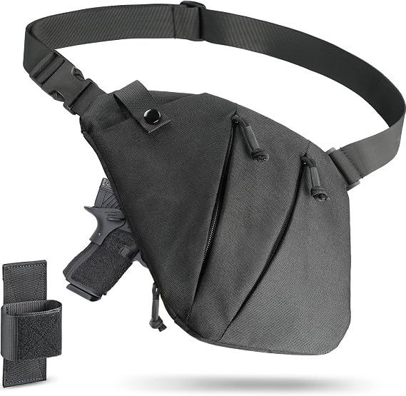 WYNEX Tactical Crossbody Sling Bag,Concealed Carry Bag for Men Women,Anti Theft Crossbody Bags, CCW Bags EDC Carry