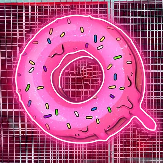 Donut Neon Sign, Donut Led Light, Donut Restaurant Decor,Donut Shop Neon Sign,Kitchen Wall Decor,Dining Decor, Best Gifts